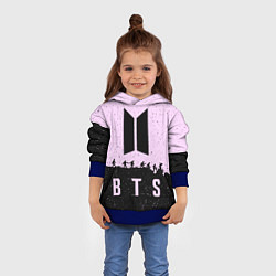 Толстовка-худи детская BTS Boys, цвет: 3D-синий — фото 2