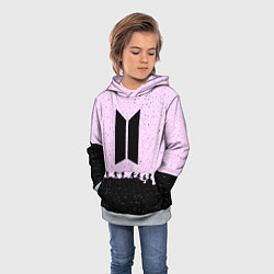Толстовка-худи детская Bangtan Boys, цвет: 3D-меланж — фото 2