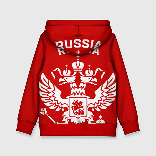 Детская толстовка Red Russia / 3D-Красный – фото 2