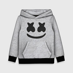 Детская толстовка Marshmello: Grey Face