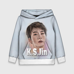 Толстовка-худи детская BTS K.S.Jin, цвет: 3D-белый