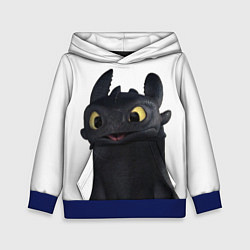 Толстовка-худи детская Черная фурия, цвет: 3D-синий