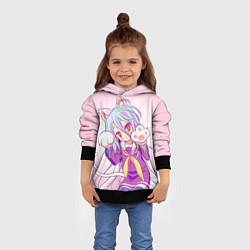 Толстовка-худи детская No Game No Life, цвет: 3D-черный — фото 2