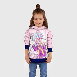 Толстовка-худи детская No Game No Life, цвет: 3D-синий — фото 2