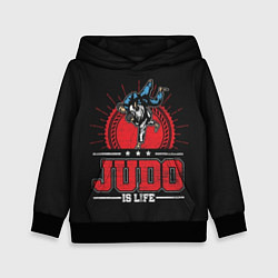 Детская толстовка Judo is life