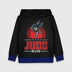 Детская толстовка Judo is life