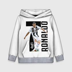 Толстовка-худи детская Ronaldo the best, цвет: 3D-меланж