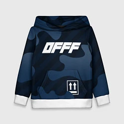 Толстовка-худи детская Off-White, цвет: 3D-белый