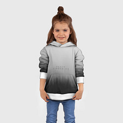 Толстовка-худи детская Death Stranding Лес, цвет: 3D-белый — фото 2