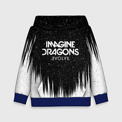 Толстовка-худи детская IMAGINE DRAGONS, цвет: 3D-синий