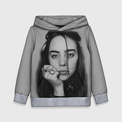 Толстовка-худи детская BILLIE EILISH, цвет: 3D-меланж