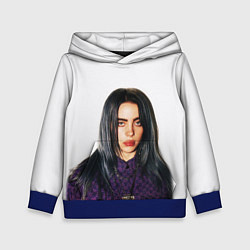 Толстовка-худи детская BILLIE EILISH, цвет: 3D-синий