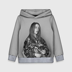 Толстовка-худи детская Billie Eilish, цвет: 3D-меланж