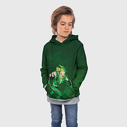 Толстовка-худи детская Green Arrow, цвет: 3D-меланж — фото 2