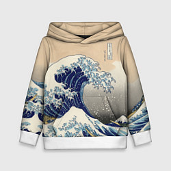 Детская толстовка Kanagawa Wave Art