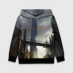 Толстовка-худи детская HALF LIFE, цвет: 3D-черный