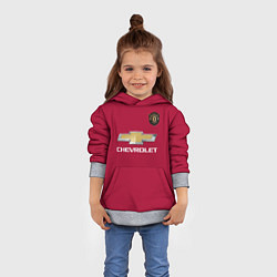 Толстовка-худи детская Lingard Manchester United, цвет: 3D-меланж — фото 2