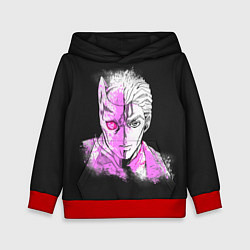 Толстовка-худи детская JoJo Bizarre Adventure, цвет: 3D-красный