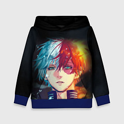 Толстовка-худи детская My Hero Academia идзуку, цвет: 3D-синий
