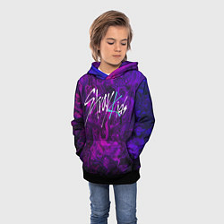 Толстовка-худи детская Stray Kids, цвет: 3D-черный — фото 2