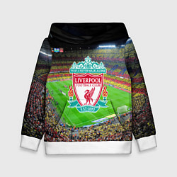 Толстовка-худи детская FC Liverpool, цвет: 3D-белый