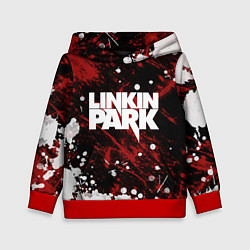 Толстовка-худи детская Linkin Park, цвет: 3D-красный