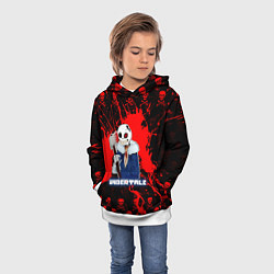 Толстовка-худи детская UNDERTALE, цвет: 3D-белый — фото 2