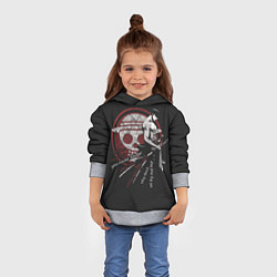 Толстовка-худи детская One Piece, цвет: 3D-меланж — фото 2