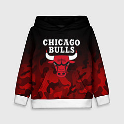 Толстовка-худи детская CHICAGO BULLS, цвет: 3D-белый