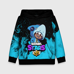 Детская толстовка Brawl Stars LEON SHARK