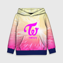 Толстовка-худи детская TWICE, цвет: 3D-синий