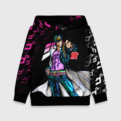 Толстовка-худи детская JOJOS BIZARRE ADVENTURE, цвет: 3D-черный