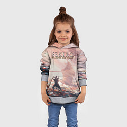 Толстовка-худи детская Sekiro - Boss Fight, цвет: 3D-меланж — фото 2