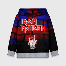 Толстовка-худи детская Iron Maiden, цвет: 3D-меланж