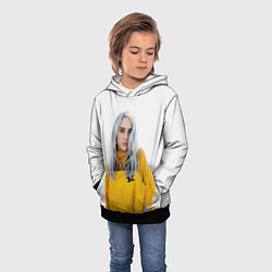 Толстовка-худи детская BILLIE EILISH, цвет: 3D-черный — фото 2