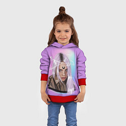 Толстовка-худи детская BILLIE EILISH, цвет: 3D-красный — фото 2