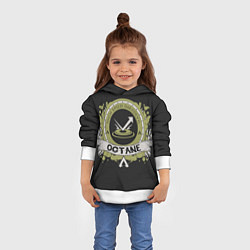 Толстовка-худи детская Apex Legends Octane, цвет: 3D-белый — фото 2