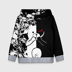 Толстовка-худи детская Monokuma, цвет: 3D-меланж