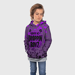 Толстовка-худи детская Droppin Boys, цвет: 3D-меланж — фото 2