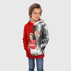 Толстовка-худи детская Головин, цвет: 3D-красный — фото 2