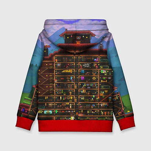 Детская толстовка TERRARIA / 3D-Красный – фото 2
