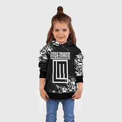 Толстовка-худи детская LINDEMANN, цвет: 3D-черный — фото 2