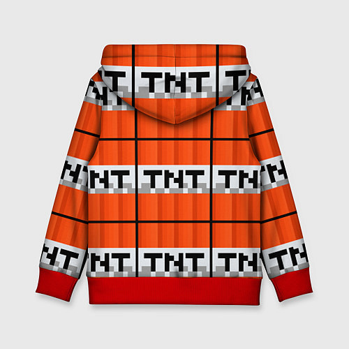 Детская толстовка Minecraft-Динамит / 3D-Красный – фото 2