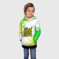 Толстовка-худи детская Billie eilish, цвет: 3D-черный — фото 2