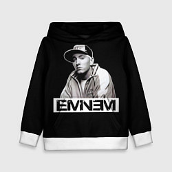 Толстовка-худи детская Eminem, цвет: 3D-белый