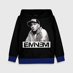 Толстовка-худи детская Eminem, цвет: 3D-синий