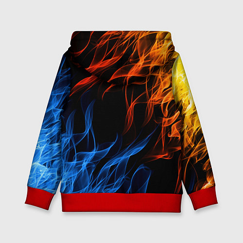 Детская толстовка PORTAL / 3D-Красный – фото 2