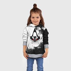 Толстовка-худи детская Assasin's creed, цвет: 3D-меланж — фото 2