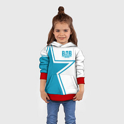 Толстовка-худи детская ВДВ, цвет: 3D-красный — фото 2