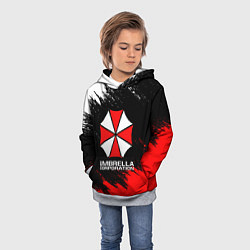 Толстовка-худи детская UMBRELLA CORP, цвет: 3D-меланж — фото 2